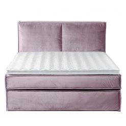 Boxspringbett Kinx - Samt Fraya: Mauve - 180 x 200cm - H2 - 130 cm -Schlafzimmer Verkaufe DE 1000125271 180905 10222335 GALLERYIMAGES P000000001000125271