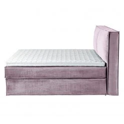Boxspringbett Kinx - Samt Fraya: Mauve - 180 x 200cm - H2 - 130 cm -Schlafzimmer Verkaufe DE 1000125271 180905 10222336 GALLERYIMAGES P000000001000125271