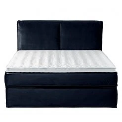 Boxspringbett Kinx - Samt Fraya: Marineblau - 180 x 200cm - H2 - 130 cm -Schlafzimmer Verkaufe DE 1000125281 180905 10222447 GALLERYIMAGES P000000001000125281