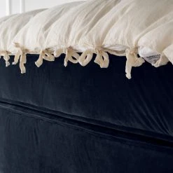 Boxspringbett Kinx - Samt Fraya: Marineblau - 180 x 200cm - H2 - 130 cm -Schlafzimmer Verkaufe DE 1000125281 180914 15111118 GALLERYIMAGES P000000001000125281