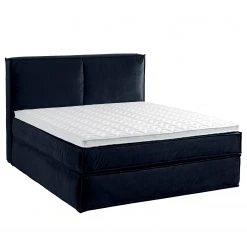 Boxspringbett Kinx - Samt Fraya: Marineblau - 180 x 200cm - H2 - 130 cm -Schlafzimmer Verkaufe DE 1000125281 210726 10043400158 DETAILS P000000001000125281