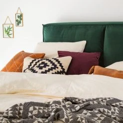 Boxspringbett Kinx - Samt Fraya: Teichgrün - 180 x 200cm - H2 - 130 cm -Schlafzimmer Verkaufe DE 1000125282 180709 093413091 GALLERYIMAGES P000000001000125282