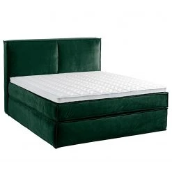 Boxspringbett Kinx - Samt Fraya: Teichgrün - 180 x 200cm - H2 - 130 cm -Schlafzimmer Verkaufe DE 1000125282 210726 10043400157 DETAILS P000000001000125282