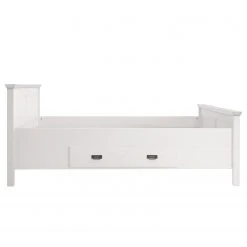 Maison Belfort Massivholzbett Bergen - Kiefer Weiß - 200 x 200cm -Schlafzimmer Verkaufe DE 1000125643 220406 040 DETAILS P000000001000125643