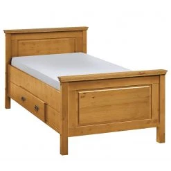 Maison Belfort Massivholzbett Bergen - Kiefer Laugenfarbig - 90 x 200cm -Schlafzimmer Verkaufe DE 1000125650 211122 08324002246 DETAILS P000000001000125650