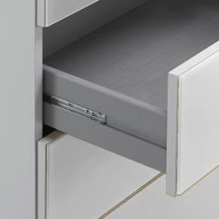 Wimex Schubladenkommode Lingga I - Weiß / Glas Weiß -Schlafzimmer Verkaufe DE 1000126303 180719 16310740 GALLERYIMAGES P000000001000126303