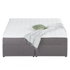 Polsterbett KiYDOO (inkl. Bettkasten) - Webstoff - Grau - 160 x 200cm - Ohne Kopfteil -Schlafzimmer Verkaufe DE 1000126689 180807 16133911 GALLERYIMAGES P000000001000126689