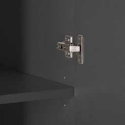 Mørteens Drehtürenschrank Lindholm - Grau / Roteiche - Breite: 154 cm -Schlafzimmer Verkaufe DE 1000127437 190325 15411200015 GALLERYIMAGES P000000001000127437