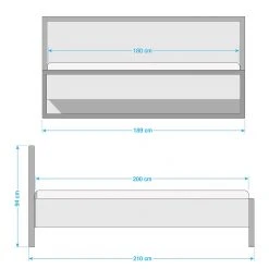 Fresh to go Bettgestell Detroit - Ohne textile Ausstattung -Schlafzimmer Verkaufe DE 1000129134 210720 09232100006 SKETCH DETAILS P000000001000129134 sketch