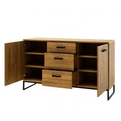 Red Living Kommode Krokby II - Eiche Grandson Dekor / Schwarz -Schlafzimmer Verkaufe DE 1000129146 200811 14093701408 DETAILS P000000001000129146