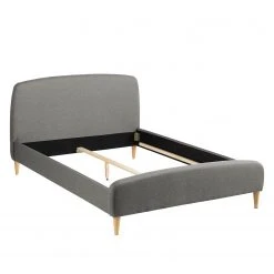 Mørteens Polsterbett Belmonte - Webstoff / Gummibaum massiv - Hellgrau -Schlafzimmer Verkaufe DE 1000131988 191031 06223900012 DETAILS P000000001000131988