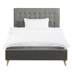 Mørteens Polsterbett Almonte - Webstoff / Gummibaum massiv - Hellgrau -Schlafzimmer Verkaufe DE 1000131989 191031 06223900018 DETAILS P000000001000131989