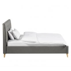 Mørteens Polsterbett Almonte - Webstoff / Gummibaum massiv - Hellgrau -Schlafzimmer Verkaufe DE 1000131989 191031 06223900019 DETAILS P000000001000131989