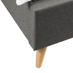 Mørteens Polsterbett Almonte - Webstoff / Gummibaum massiv - Hellgrau -Schlafzimmer Verkaufe DE 1000131989 191031 06223900021 DETAILS P000000001000131989