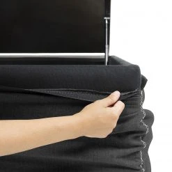 Norrwood Polsterbett Faugh - Webstoff - Graphit - 160 x 200cm -Schlafzimmer Verkaufe DE 1000138128 181026 11015808 GALLERYIMAGES P000000001000138128