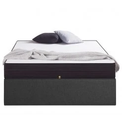 Norrwood Polsterbett Faugh - Webstoff - Graphit - 160 x 200cm