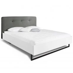 Bett SKØP VII - Dunkelgrau / Weiß - 140 x 200cm -Schlafzimmer Verkaufe DE 1000142617 210810 16174600438 DETAILS P000000001000142617