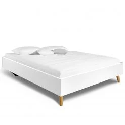 Bett SKØP XIII - Weiß - 140 x 200cm -Schlafzimmer Verkaufe DE 1000142640 210810 16174000269 DETAILS P000000001000142640