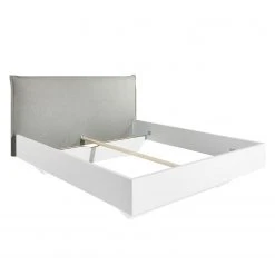 Bett SKØP - Hellgrau / Weiß - 160 x 200cm -Schlafzimmer Verkaufe DE 1000142647 181129 13195200004 GALLERYIMAGES P000000001000142647