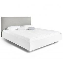 Bett SKØP - Hellgrau / Weiß - 160 x 200cm -Schlafzimmer Verkaufe DE 1000142647 210810 16174600433 DETAILS P000000001000142647