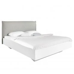 Bett SKØP - Hellgrau / Weiß - 160 x 200cm