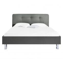 Bett SKØP VI - Dunkelgrau / Grau - 160 x 200cm -Schlafzimmer Verkaufe DE 1000143980 181116 133136270 GALLERYIMAGES P000000001000143980