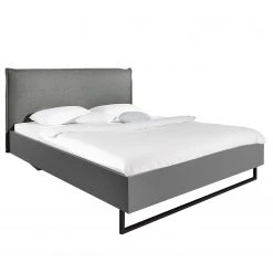 Bett SKØP III - Dunkelgrau / Grau - 180 x 200cm