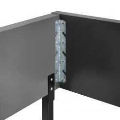 Bett SKØP XI - Dunkelgrau / Grau - 180 x 200cm -Schlafzimmer Verkaufe DE 1000144366 181116 133416427 GALLERYIMAGES P000000001000144366