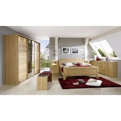 Wiemann Massivholzbett Borkum - Eiche, teilmassiv - 200 x 200cm -Schlafzimmer Verkaufe DE 1000144662 181123 08175000106 MOOD GALLERYIMAGES P000000001000144662 mood