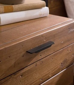 Ars manufacti Nachtkommode Grasby - Altholz Pinie / Metall - Pinie Dunkel / Schwarz -Schlafzimmer Verkaufe DE 1000145188 200110 18420600011 DETAILS P000000001000145188