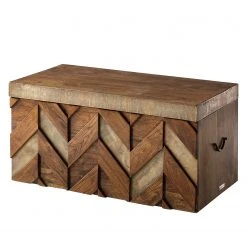 Ars manufacti Truhe Yao - Akazie massiv / Metall - Akazie / Gold