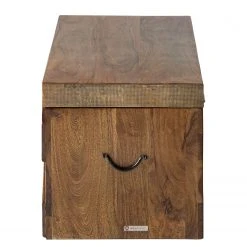 Ars manufacti Truhe Yao - Akazie massiv / Metall - Akazie / Gold -Schlafzimmer Verkaufe DE 1000145300 190509 16072000022 GALLERYIMAGES P000000001000145300