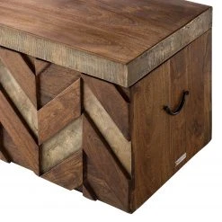 Ars manufacti Truhe Yao - Akazie massiv / Metall - Akazie / Gold -Schlafzimmer Verkaufe DE 1000145300 190509 16072000026 GALLERYIMAGES P000000001000145300