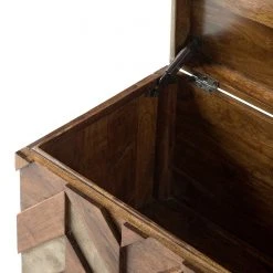 Ars manufacti Truhe Yao - Akazie massiv / Metall - Akazie / Gold -Schlafzimmer Verkaufe DE 1000145300 190509 16072000028 GALLERYIMAGES P000000001000145300