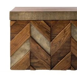 Ars manufacti Truhe Yao - Akazie massiv / Metall - Akazie / Gold -Schlafzimmer Verkaufe DE 1000145300 190509 16072000029 GALLERYIMAGES P000000001000145300