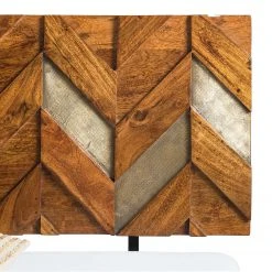 Ars manufacti Massivholzbett Yao - Akazie massiv / Metall - Akazie / Gold -Schlafzimmer Verkaufe DE 1000145314 190705 11161000007 DETAILS P000000001000145314