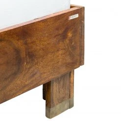 Ars manufacti Massivholzbett Yao - Akazie massiv / Metall - Akazie / Gold -Schlafzimmer Verkaufe DE 1000145314 190705 11161000008 DETAILS P000000001000145314