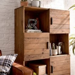 Ars manufacti Hochkommode Grasby - Pinie massiv / Metall - Pinie / Schwarz -Schlafzimmer Verkaufe DE 1000147147 190730 14584800002 DETAILS P000000001000147147