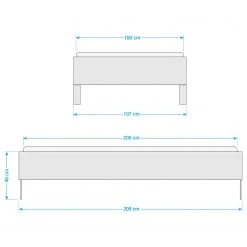 Wimex Bettgestell Level - Graphit - 100 x 200cm -Schlafzimmer Verkaufe DE 1000148483 210701 07564100041 SKETCH DETAILS P000000001000148483 sketch