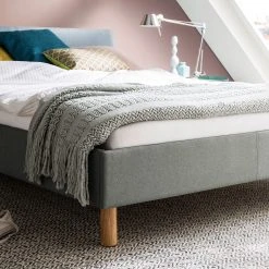 Meise.möbel Polsterbett Lena - Webstoff - Lichtgrau - 120 x 200cm -Schlafzimmer Verkaufe DE 1000150189 181220 16400600033 GALLERYIMAGES P000000001000150189