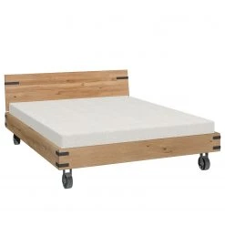 Naturoo Massivholzbett Morogoro I - Wildeiche, geölt - 160 x 200cm -Schlafzimmer Verkaufe DE 1000153471 210720 10473500098 DETAILS P000000001000153471