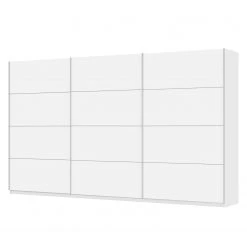 Schwebetürenschrank SKØP pure - Alpinweiß - Höhe: 236 cm - Breite: 405 cm - 3