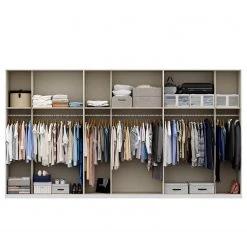 Schwebetürenschrank SKØP pure - Alpinweiß - Höhe: 236 cm - Breite: 405 cm - 3 -Schlafzimmer Verkaufe DE 1000154705 191129 15310000207 DETAILS P000000001000154705