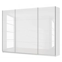 Schwebetürenschrank SKØP pure gloss - Hochglanz Weiß / Weiß - Höhe: 236 cm - Breite: 315 cm - 3