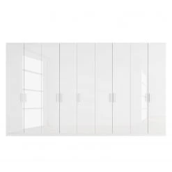 Drehtürenschrank SKØP pure gloss - Hochglanz Weiß / Weiß - Höhe: 236 cm - Breite: 405 cm -Schlafzimmer Verkaufe DE 1000154837 190204 12380000107 GALLERYIMAGES P000000001000154837