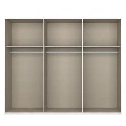 Drehtürenschrank SKØP glass alu - Mattglas Weiß - Höhe: 222 cm - Breite: 270 cm - Basic -Schlafzimmer Verkaufe DE 1000154872 190204 12411900398 GALLERYIMAGES P000000001000154872