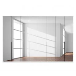 Drehtürenschrank SKØP reflect - Alpinweiß/ Kristallspiegel - Höhe: 236 cm - Breite: 360 cm - Basic -Schlafzimmer Verkaufe DE 1000154896 190204 12380200166 GALLERYIMAGES P000000001000154896