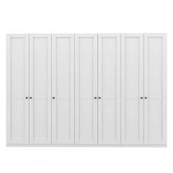 Drehtürenschrank SKØP country - Landhaus weiß - Höhe: 222 cm - Breite: 315 cm - Basic -Schlafzimmer Verkaufe DE 1000154919 190204 12380200189 GALLERYIMAGES P000000001000154919