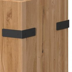 Neue Modular Nachtkommode Laveno II - mit Zierwinkel - Wildeiche, massiv -Schlafzimmer Verkaufe DE 1000155583 190801 07382600005 DETAILS P000000001000155583