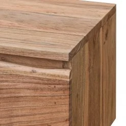 Ars Natura Nachtkommode Vardo - Akazie massiv / Metall - Akazie / Schwarz -Schlafzimmer Verkaufe DE 1000166789 190819 16141000013 DETAILS P000000001000166789